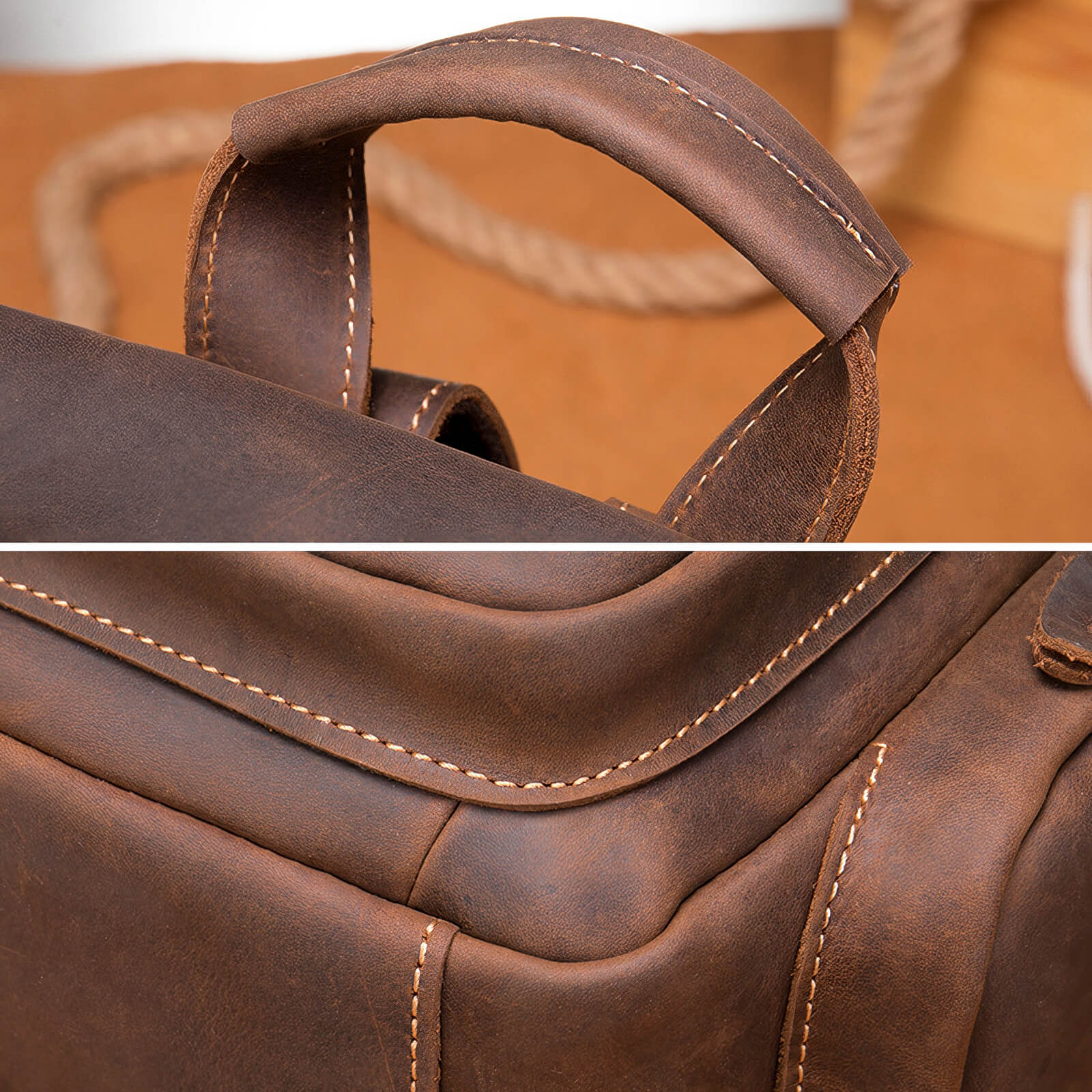 Mens Leather Rucksack 10