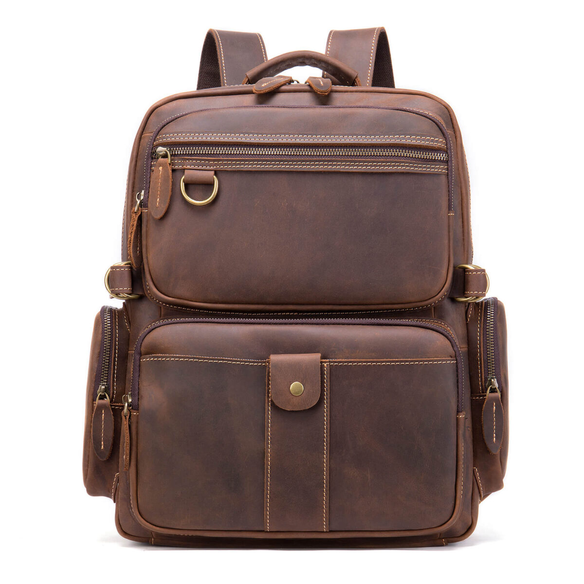 Mens Leather Rucksack
