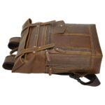 Mens Vintage Leather Backpack