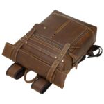 Mens Vintage Leather Backpack