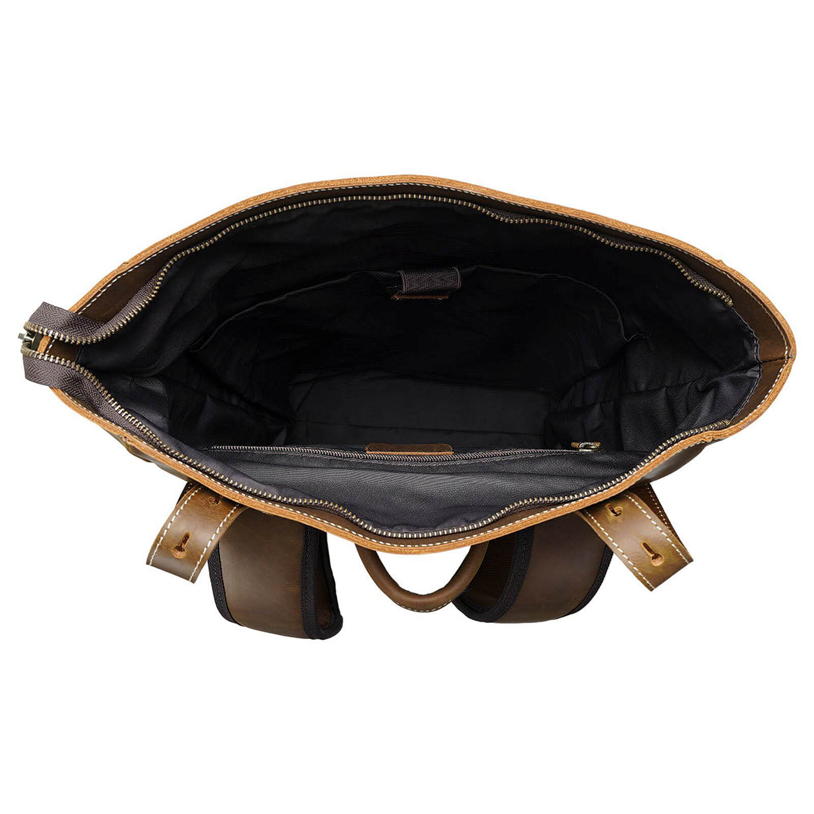 Mens Vintage Leather Backpack 6