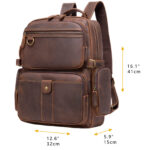 Mens Leather Rucksack