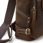 Retro Leather Backpack​​