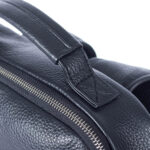 Small Black Leather Backpack