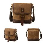 Small Canvas Messenger Bag