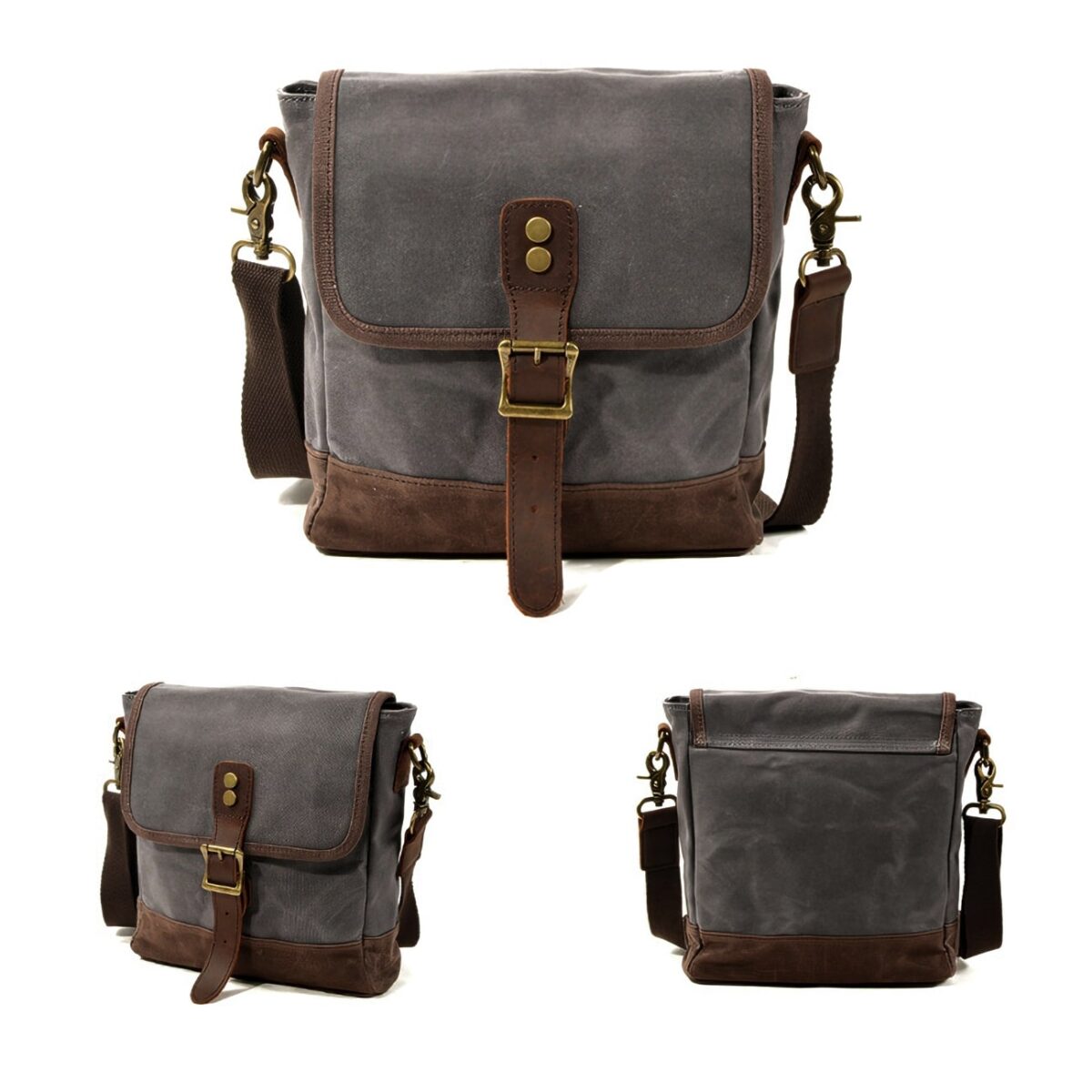 Small Canvas Messenger Bag