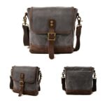 Small Canvas Messenger Bag
