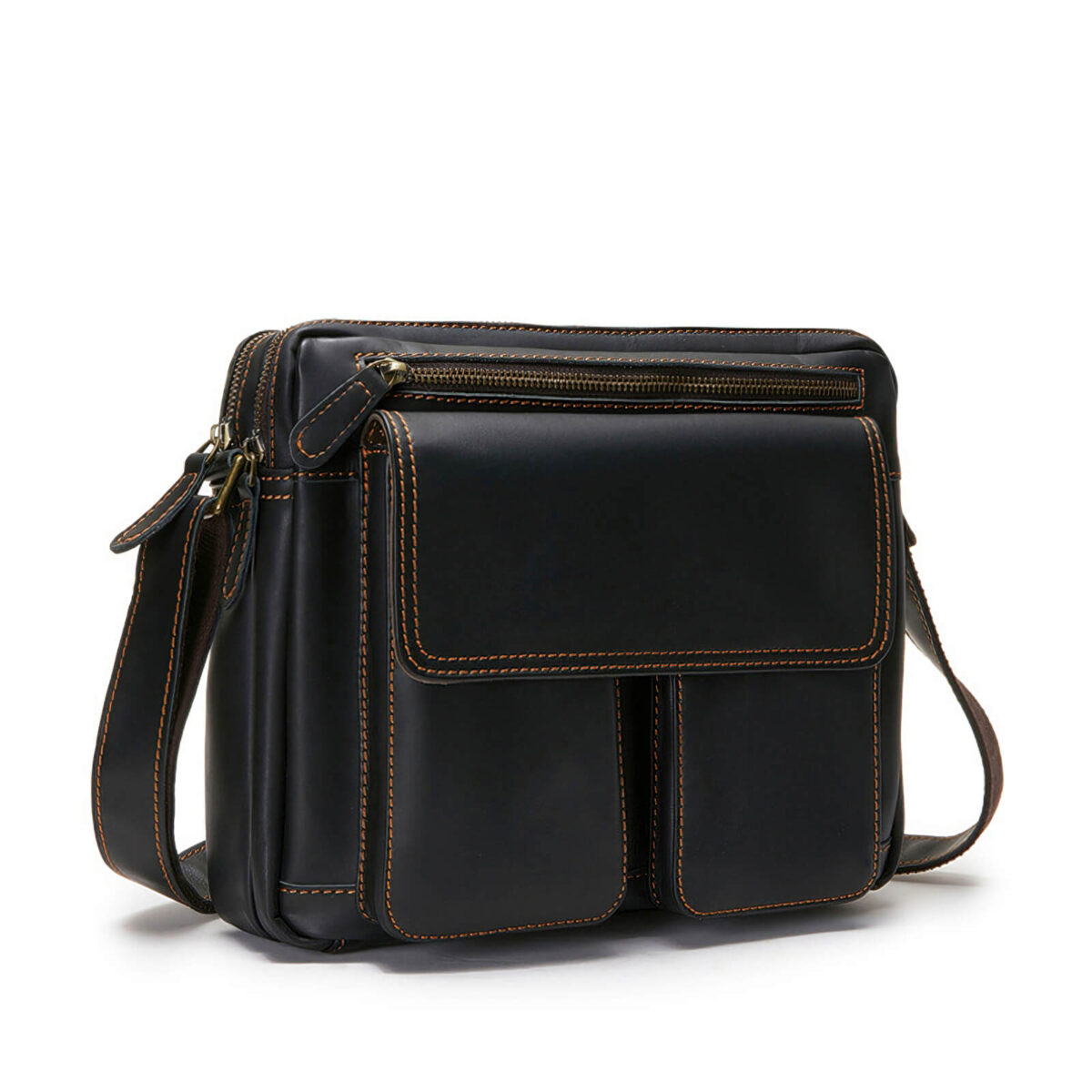 Small Leather Messenger Bag