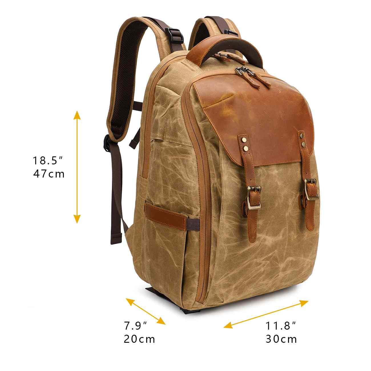 Vintage Camera Backpack Dimensions