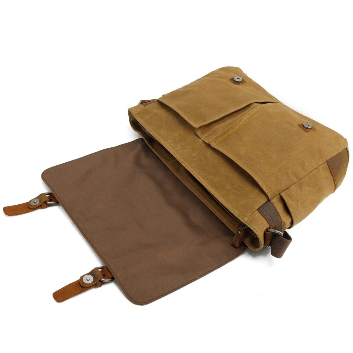 Waxed Canvas Messenger Bag​