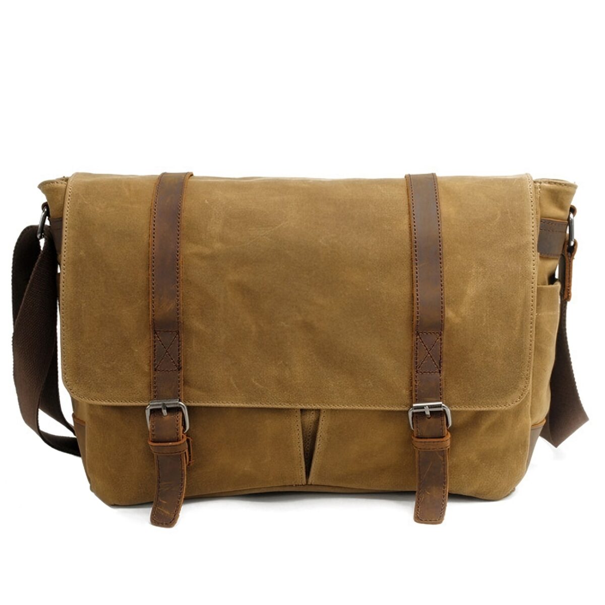 Waxed Canvas Messenger Bag​