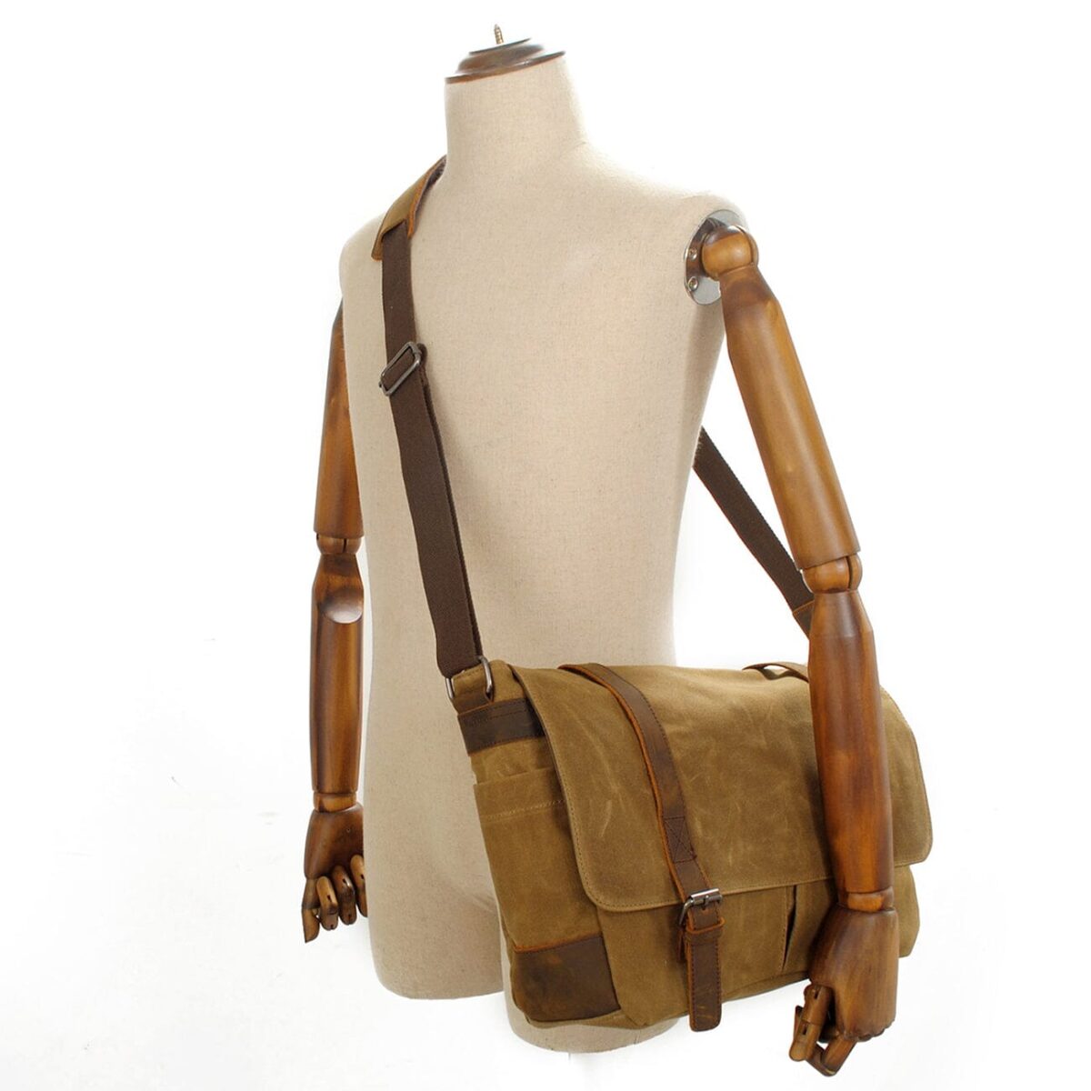 Waxed Canvas Messenger Bag​