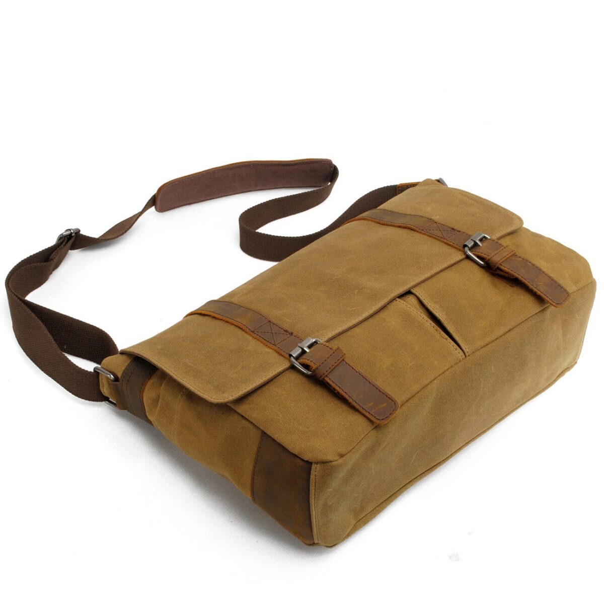 Waxed Canvas Messenger Bag​