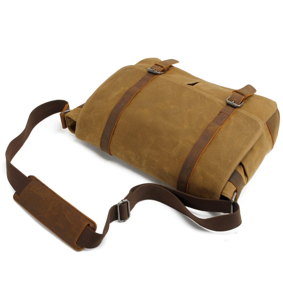 Waxed Canvas Messenger Bag​